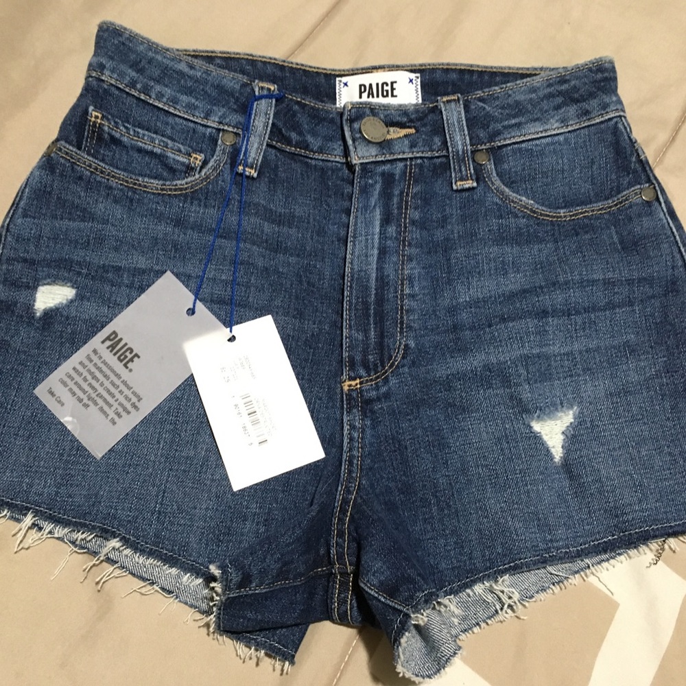 COPY - Paige Jeans Shorts Margot Cut Offs Orna Distructed